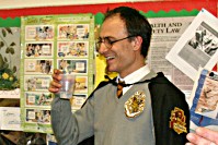 Ian Dean as magical Harry Potter.